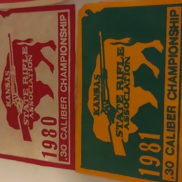8 Vintage Kansas Rifle Association Decals - Picture 3 of 5